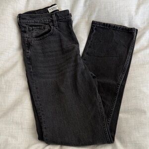 Abercrombie & Fitch Black Women’s 90’s straight ultra high rise